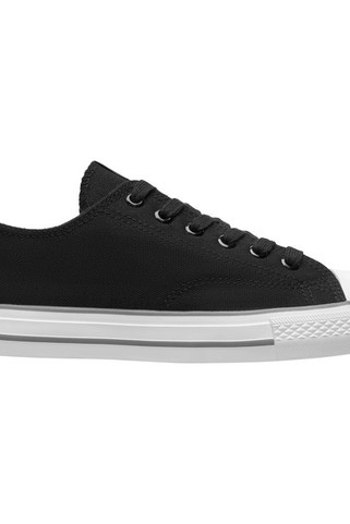 Roly ZS8300 - BILES Classic canvas trainers with white rubber sole and colour stripes