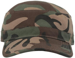 Atlantis ACTANK - Brushed Cotton Military Style Camo Cap with Velcro