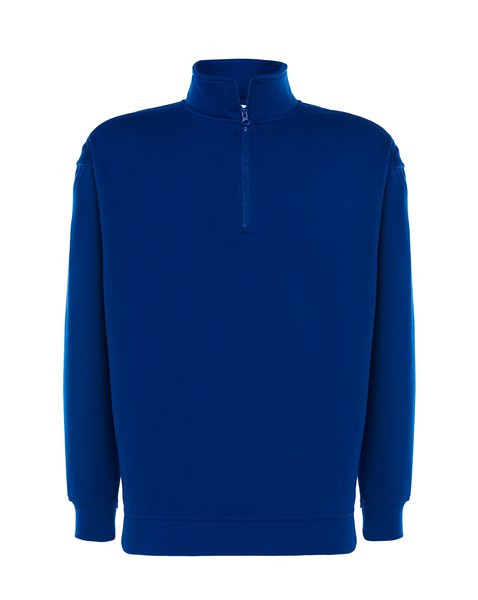 JHK JK296 - Unisex Classic Zip-Up Sweater with High Collar