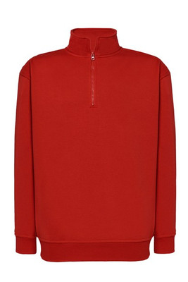 JHK JK296 - Unisex Classic Zip-Up Sweater with High Collar