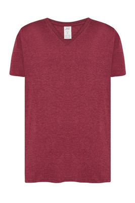 JHK JK401 - Ultra-Soft Enzyme Washed V-Neck Cotton Tee