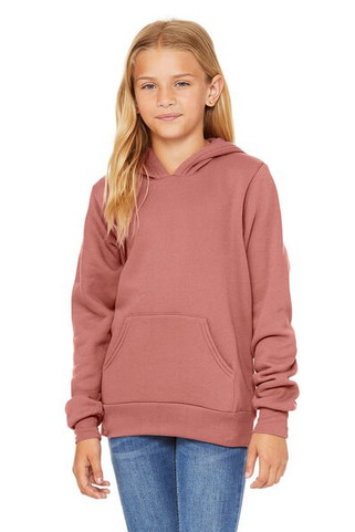 BELLA+CANVAS B3719Y - Youth Sponge Fleece Pullover Hood