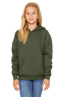 BELLA+CANVAS B3719Y - Youth Sponge Fleece Pullover Hood