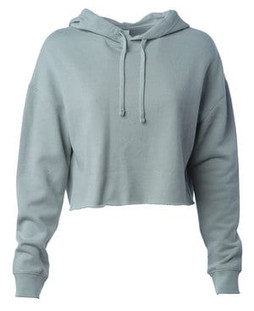 Independent Trading Co. AFX64CRP - Womens Lightweight Crop Hooded Pullover