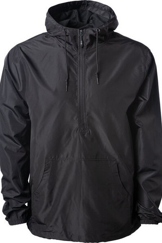 Independent Trading Co. EXP54LWP - Adult Lightweight Pullover Windbreaker Anorak Jacket