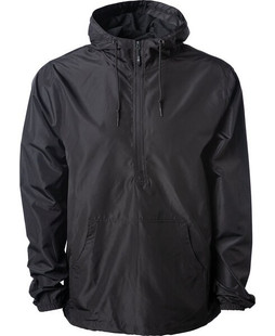 Independent Trading Co. EXP54LWP - Adult Lightweight Pullover Windbreaker Anorak Jacket