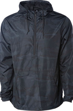 Independent Trading Co. EXP54LWP - Adult Lightweight Pullover Windbreaker Anorak Jacket