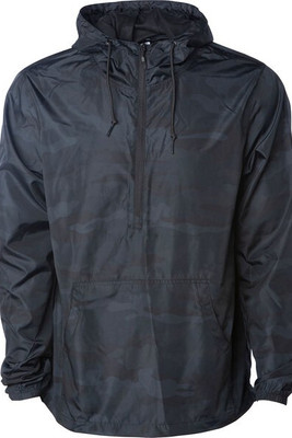 Independent Trading Co. EXP54LWP - Adult Lightweight Pullover Windbreaker Anorak Jacket