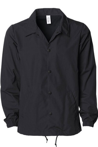 Independent Trading Co. EXP99CNB - Mens Heavyweight Windbreaker Coaches Jacket