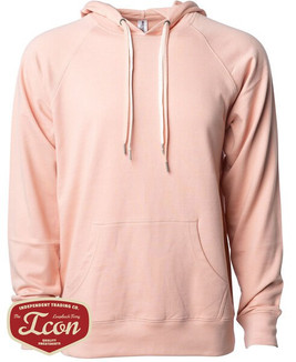 Independent Trading Co. SS1000 - Unisex Lightweight Loopback Terry Hooded Pullover