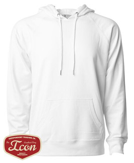 Independent Trading Co. SS1000 - Unisex Lightweight Loopback Terry Hooded Pullover