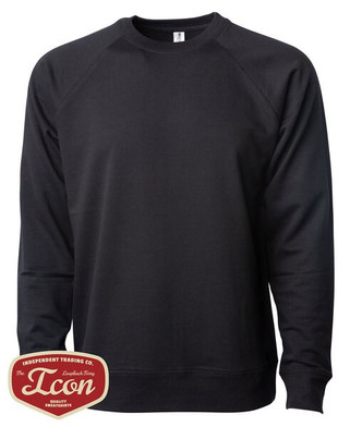 Independent Trading Co. SS1000C - Unisex Lightweight Loopback Terry Crew