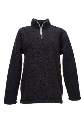 J. America JA8451 - Campera de Sherpa épica con cierre de 1/4 para mujer