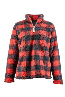 J. America JA8451 - Ladies' Epic Sherpa 1/4 Zip