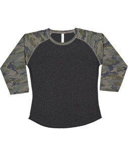 LAT LA3530 - Ladies Baseball Fine Jersey Tee