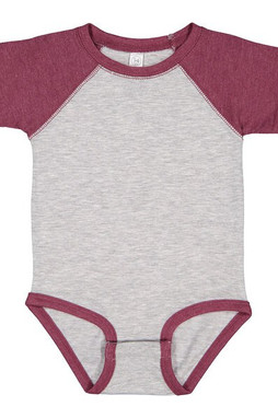 Rabbit Skins LA4430 - Infant Baseball Fine Jersey Bodysuit