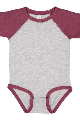 Rabbit Skins LA4430 - Infant Baseball Fine Jersey Bodysuit