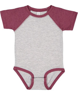 Rabbit Skins LA4430 - Infant Baseball Fine Jersey Bodysuit