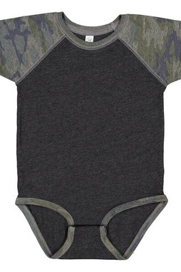 Rabbit Skins LA4430 - Infant Baseball Fine Jersey Bodysuit