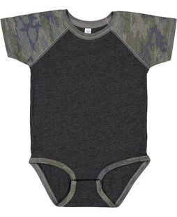 Rabbit Skins LA4430 - Infant Baseball Fine Jersey Bodysuit