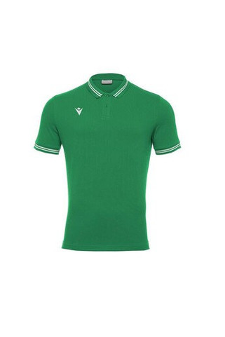 MACRON MA9332 - Slim Fit Polo Shirt with Contrasting Sleeve Bands