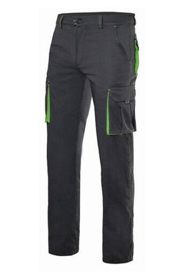 VELILLA V3024S - Two-tone multi-pocket stretch trousers