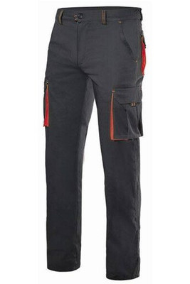 VELILLA V3024S - Zweifarbige Stretchhose mit mehreren Taschen