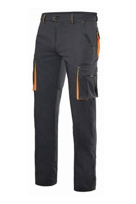 VELILLA V3024S - Two-tone multi-pocket stretch trousers