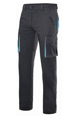 VELILLA V3024S - To-tonet multi-lomme stretchbukser