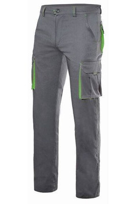 VELILLA V3024S - Pantaloni elasticizzati multitasche bicolore