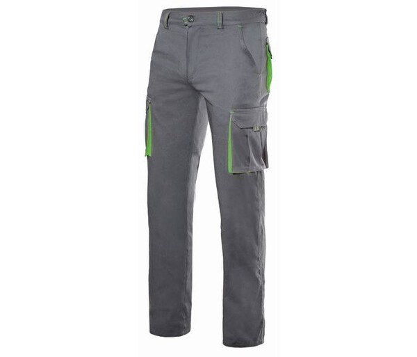 VELILLA V3024S - Two-tone multi-pocket stretch trousers