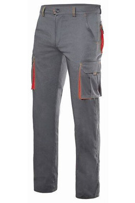 VELILLA V3024S - Pantaloni elasticizzati multitasche bicolore