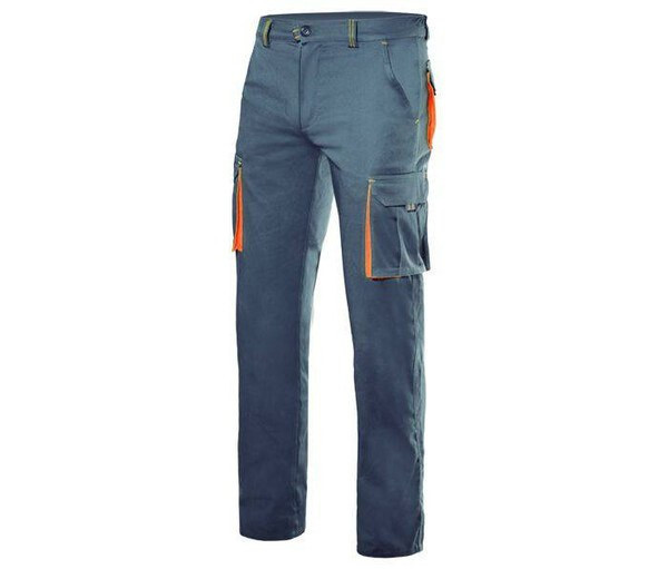 VELILLA V3024S - Two-tone multi-pocket stretch trousers
