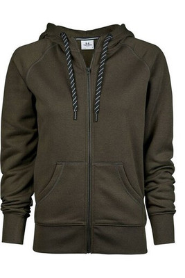 Tee Jays TJ5436 - Felpa fashion con cappuccio e zip donna
