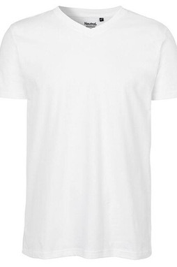 Mens-V-neck-T-shirt-Wordans