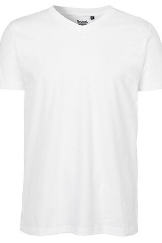 Mens-V-neck-T-shirt-Wordans