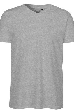 Mens-V-neck-T-shirt-Wordans