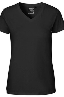 Womens-V-neck-T-shirt-Wordans