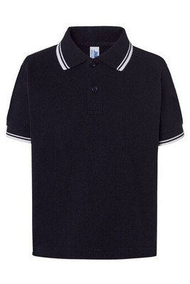 JHK JK205K - Contrasterend kinderpoloshirt