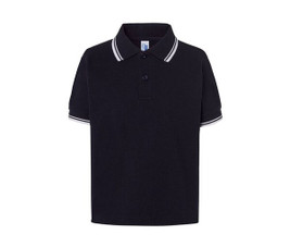 JHK JK205K - Kontrastierendes Kinderpoloshirt