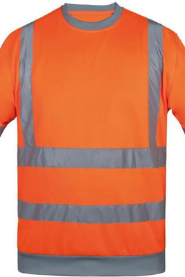 Korntex KXSW - High Visibility Safety Sweatshirt with Reflective Tapes
