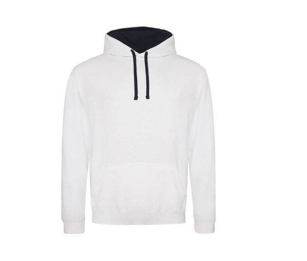 AWDIS JH003 - Urban Contrast Hoodie with Warm Kangaroo Pockets
