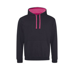 AWDIS JH003 - Urbaner Kontrast Hoodie für kalte Wintertage