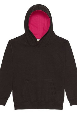 AWDIS JH03J - Childrens sweatshirt with contrasting hood