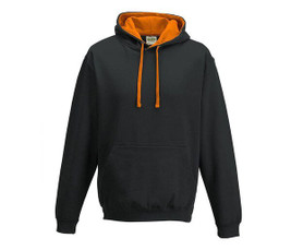 AWDIS JH003 - Urban Contrast Hoodie with Warm Kangaroo Pockets