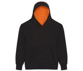 AWDIS JH03J - Felpa da bambino con cappuccio a contrasto