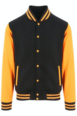 AWDIS JH043 - Moletom Estilo Baseball com Detalhes Modernos