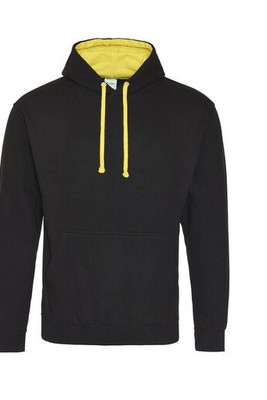AWDIS JH003 - Urban Contrast Hoodie with Warm Kangaroo Pockets