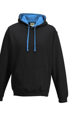 AWDIS JH003 - Urban Contrast Hoodie with Warm Kangaroo Pockets
