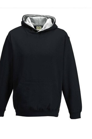 AWDIS JH03J - Childrens sweatshirt with contrasting hood